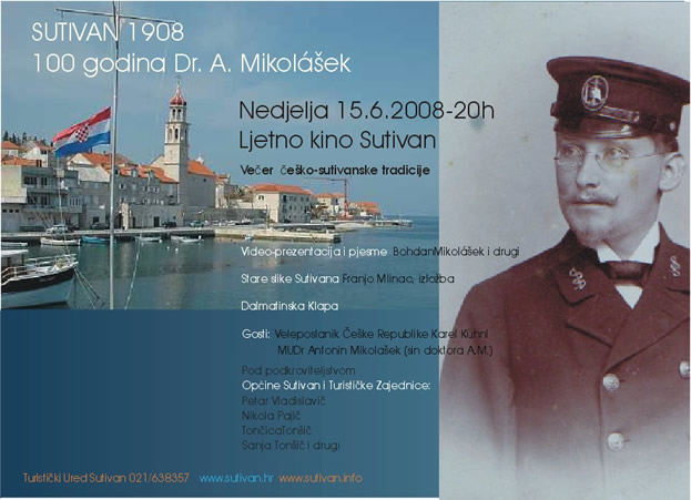 Obilježavanje Češko-hrvatskog prijateljstva u Sutivanu